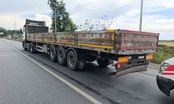 Manavgat'ta kamyon tıra çarptı