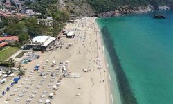 Alanya sahillerinde yoğunluk oluştu