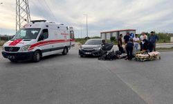 Antalya'da otomobil ile motosiklet çarpıştı