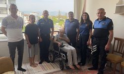 Manavgat'ta emekli polise meslektaş desteği