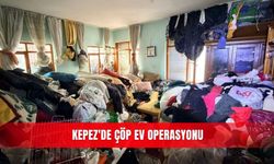 Kepez'de çöp ev operasyonu