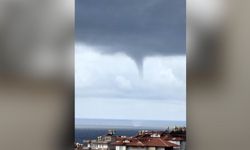 Alanya açıklarında hortum paniği