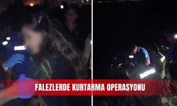 Falezlerde kurtarma operasyonu