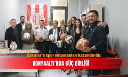 Çakırlar’a spor ekipmanları kazandırıldı: Konyaaltı’nda güç birliği
