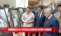 Hükümlü ve tutuklulardan resim sergisi