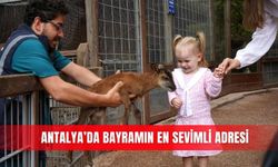 Antalya’da bayramın en sevimli adresi