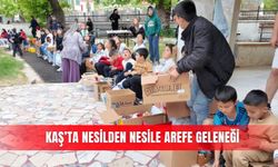 Kaş’ta nesilden nesile arefe geleneği