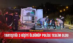 Serik'te kanlı gece: Tartıştığı 3 kişiyi öldürüp polise teslim oldu