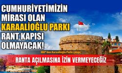 HKP’den Karaalioğlu Parkı çıkışı; Ranta açılmasına izin vermeyeceğiz