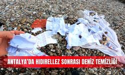 Antalya’da Hıdırellez sonrası deniz temizliği