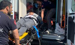 Gazipaşa'da motosikletle otomobil çarpıştı