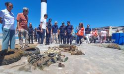 Side’de sahil ve deniz temizliği