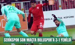 Serikspor son maçta Boluspor’a 3-1 yenildi
