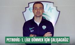 Branimir Petrovic: 1. Lig'e dönmek için çalışacağız
