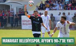 Manavgat Belediyespor, Afyonkarahisarspor’u 90+7’de yıkarak Akşehirspor’un rakibi oldu