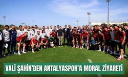 Vali Şahin’den Antalyaspor’a moral ziyareti