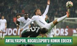 Antalyaspor, Süper Lig’de Kocaelispor’u konuk edecek