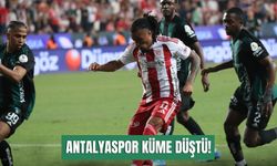 Antalyaspor küme düştü!