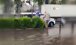 Kimliğini kaybeden öğrenciyi polis sınava yetiştirdi