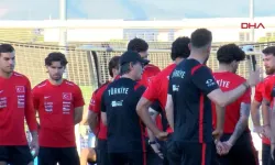 A Milli Takım’da ABD maçının hazırlıkları sürüyor