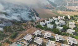 İzmir'de maki yangını büyük ölçüde kontrol altına alındı