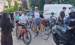 Tuğba Özay Manavgat'ta çevre için pedal çevirdi