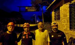 Yürüyüş sırasında yolunu kaybeden turisti AFAD kurtardı