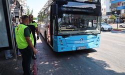 Büyükşehir otobüsleri denetleniyor