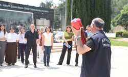 Aksu Belediyesi personeline "Yangın Eğitimi ve Tatbikatı" eğitimi