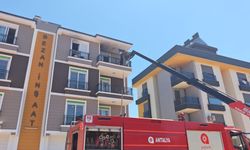 3 katlı apartmanda yangın
