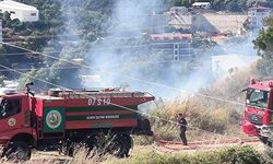 Alanya'da zirai alan yangını