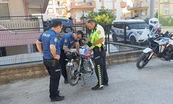 Manavgat'ta motosikleti bırakıp kaçtı