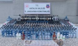 Manavgat'ta kaçak alkol operasyonu