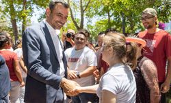 Manavgat'ta yıl sonu şenliği: Çocuklar doyasıya eğlendi
