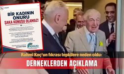 Rahmi Koç'un fıkrası tepkilere neden oldu: Derneklerden açıklama