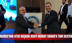 ADGİAD'DAN ATSO Başkan adayı Berkay Bahar'a tam destek