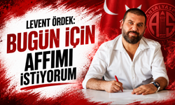 Levent Ördek'ten başkanlık açıklaması: “Bugün için affımı istiyorum”