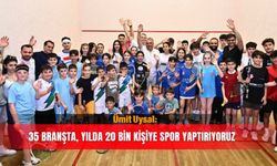 Ümit Uysal: 35 branşta, yılda 20 bin kişiye spor yaptırıyoruz