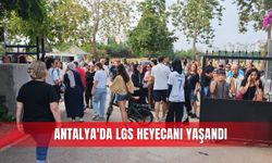 Antalya'da LGS heyecanı yaşandı