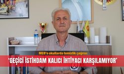 MEB’e okullarda temizlik çağrısı: ‘Geçici istihdam kalıcı ihtiyacı karşılamıyor’