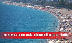Antalya’ya en çok turist gönderen ülkeler belli oldu