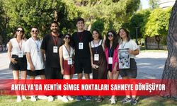 Antalya'da kentin simge noktaları sahneye dönüşüyor