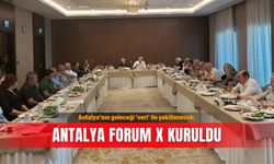 Antalya’nın geleceği 'veri' ile şekillenecek: Antalya Forum X kuruldu