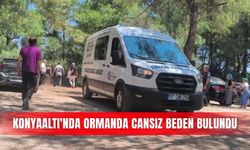 Konyaaltı'nda ormanda cansız beden bulundu