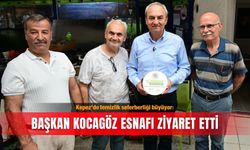 Kepez’de temizlik seferberliği büyüyor: Başkan Kocagöz esnafı ziyaret etti