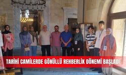 Tarihi camilerde gönüllü rehberlik dönemi başladı