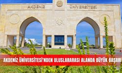 Akdeniz Üniversitesi'nden uluslararası alanda büyük başarı