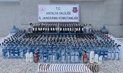 Manavgat'ta kaçak alkol operasyonu