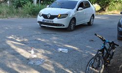 Gazipaşa'da otomobil bisikletli çocuğa çarptı