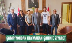 Türkiye Şampiyonu Sinem’den Kaymakam Şahin’e ziyaret
